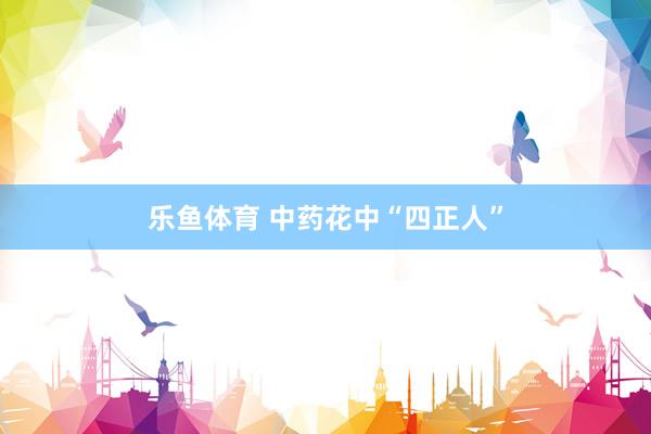 乐鱼体育 中药花中“四正人”