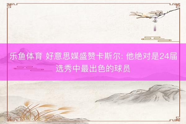 乐鱼体育 好意思媒盛赞卡斯尔: 他绝对是24届选秀中最出色的球员